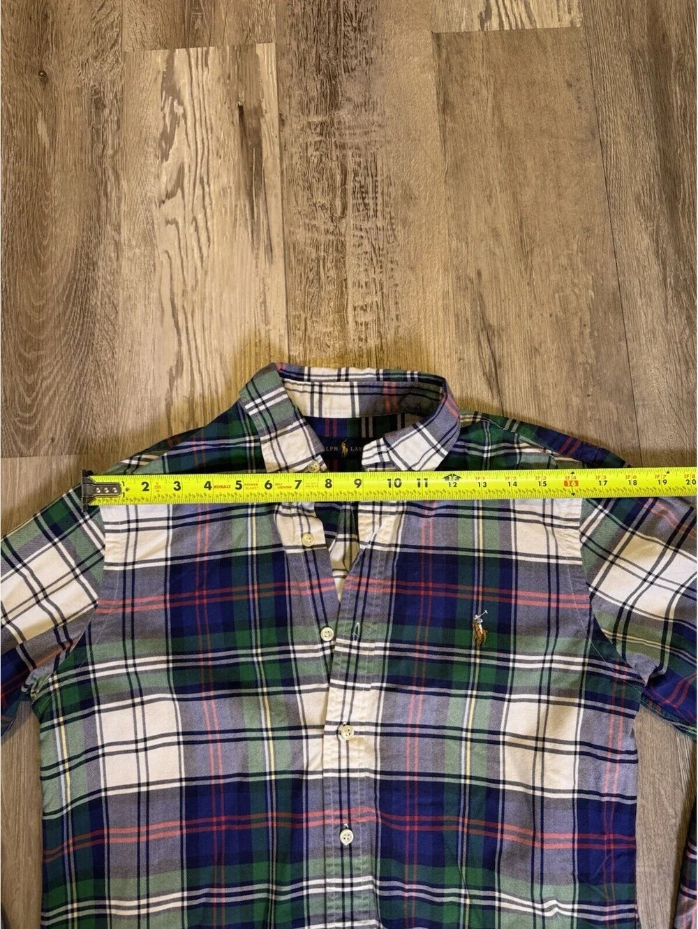 Polo Ralph Lauren Men’s S Plaid Button Down Long Sleeve Shirt Multicolor Pony
